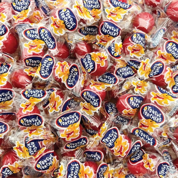 Tongue Torchers 2 Pounds (About 170 Count) Cinnamon Flavored Hard Candy, Bulk Pack