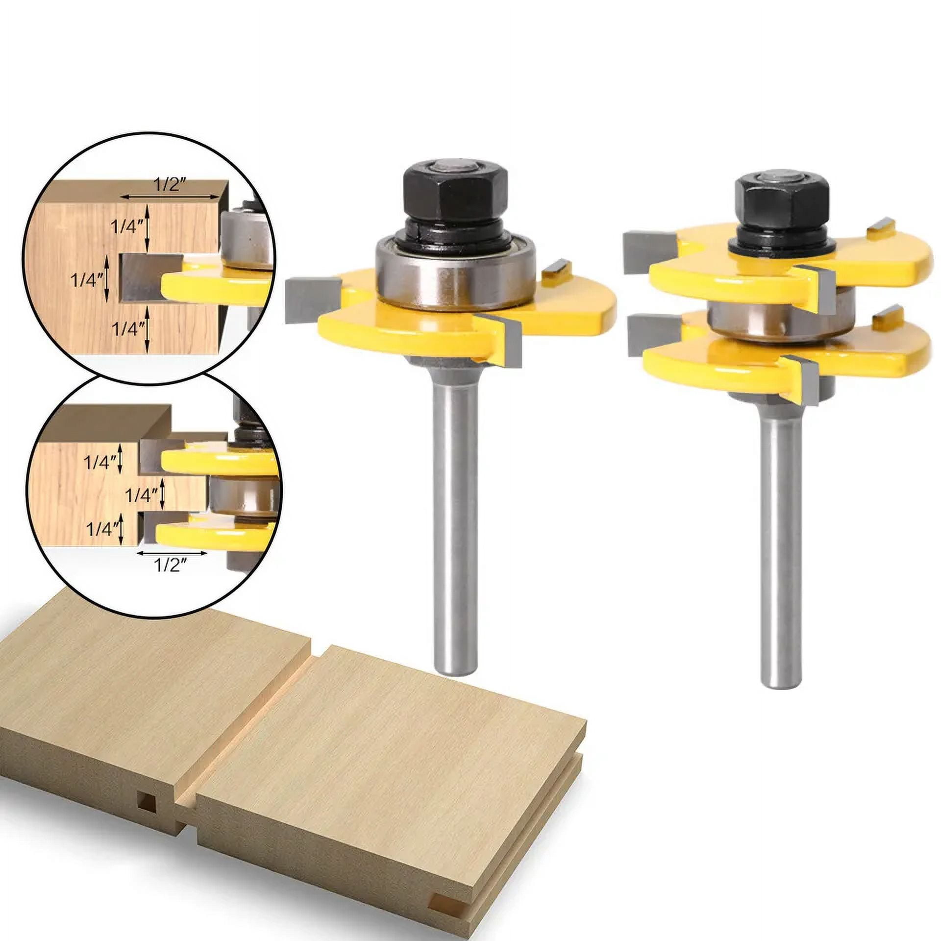 LMT Onsrud Solid Carbide Max Life Compression Spiral Router Bit - 1/2 Inch Cutting Diameter, 2 Flutes, 30° Helix, Uncoated, For Laminated Wood