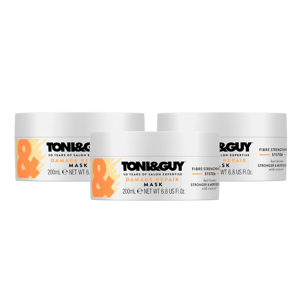 Toni & Guy Damaged Repair Mask Hair Mask for Damaged Hair 200 ml 3 Pack