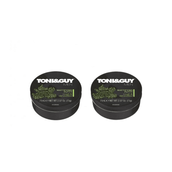 Toni & Guy Men Styling Putty Hair Styling Wax 75 ml 2 Pack