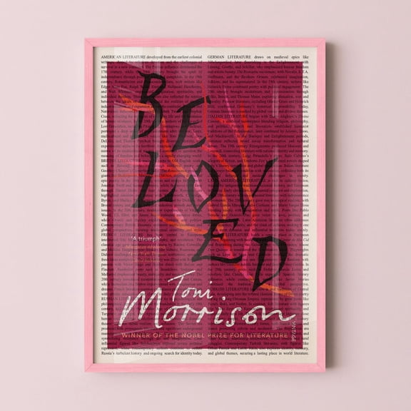 Toni Morrison Beloved Wall Art Print, Unframed Paper Poster 8x10in