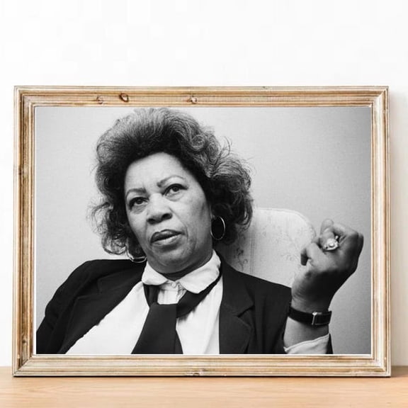 Toni Morrison Vintage Photograph - Inspirational Wall Art Poster- Wall Art Print, 24x36 UNFRAMED
