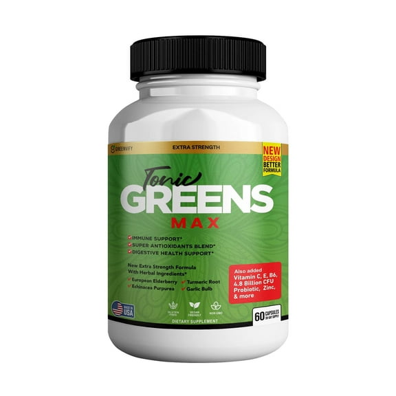 Extra Strength Immune Support Supplement with Elderberry, Turmeric & Probiotics – 60 Capsules for Wellness