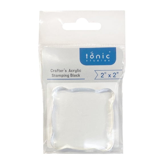 Tonic Studios Acrylic Stamping Block-2"X2"