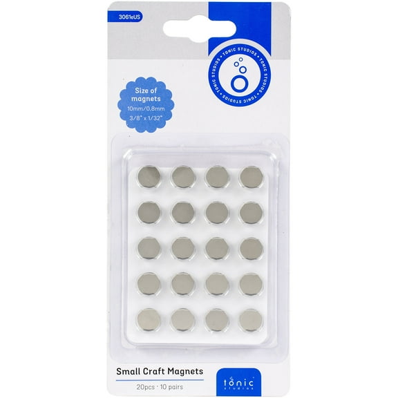 Tonic Studios Small Craft Magnets 10Mm 10/Pkg-