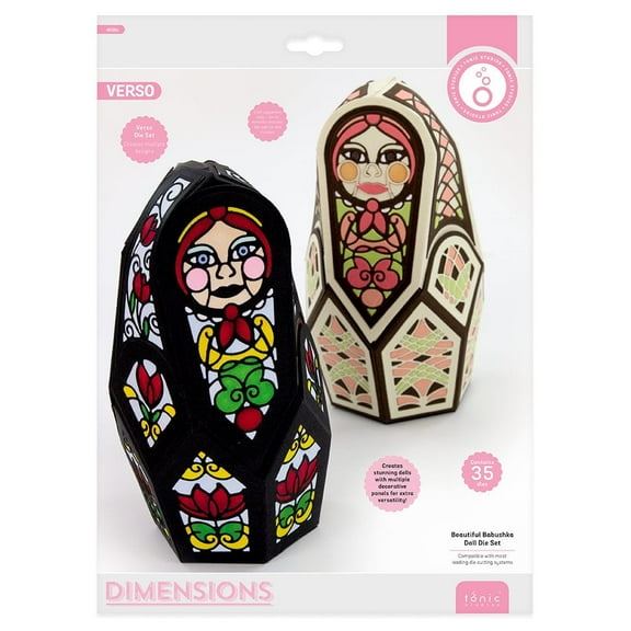 Tonic Studios Die Set-Beautiful Babushka Doll