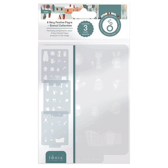 Tonic Studios Stencil Set-A Very Festive Fayre