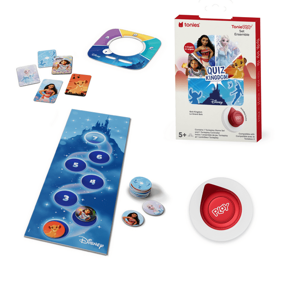 tonies Disney Quiz Kingdom Tonieplay Game Set, Requires Toniebox 2, Age Group 5+