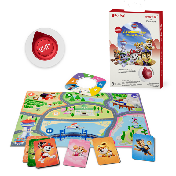 tonies PAW Patrol - Adventure Bay Rescue Heroes Tonieplay Game Set, Requires Toniebox 2, Age Group 3+