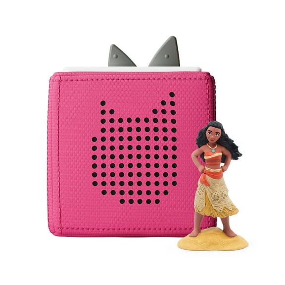 tonies Disney Toniebox 1 Audio Player Starter Set for Kids with Moana, 2.4 Ghz, Age Group 3+, Pink