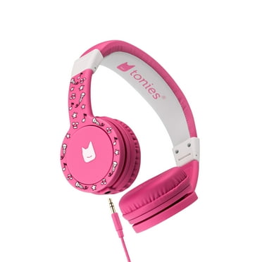 Tonies Headphones, Foldable On-Ear Headphones for Toniebox, Pink