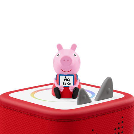 tonies Peppa Pig Learn with Peppa Tonie Audio Toy Figurine, Age Group 3+