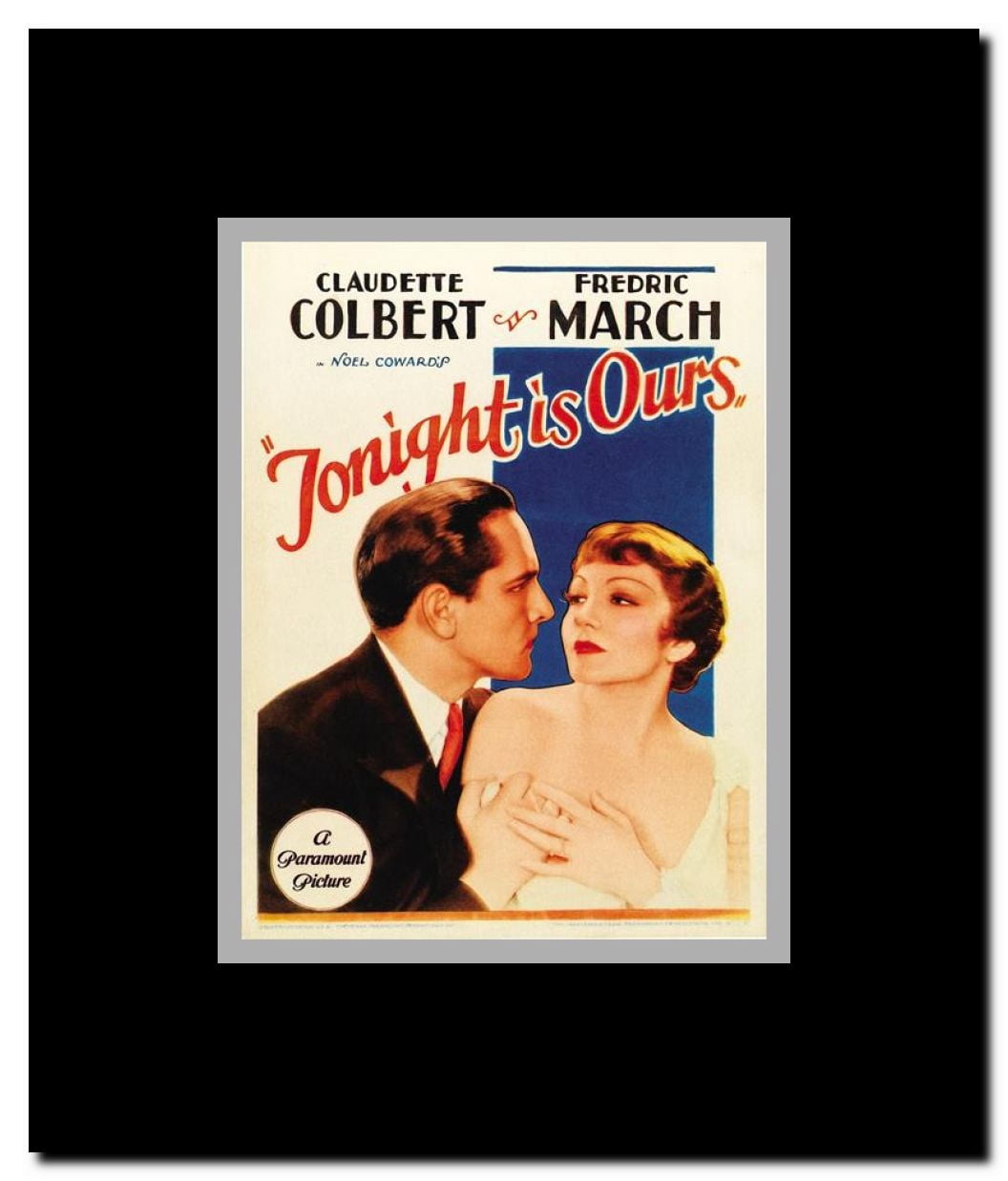 Tonight Is Ours Framed Movie Poster