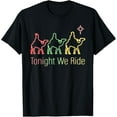thumbnail image 1 of Tonight We Ride Christmas Jesus Christian Religious Faith T-Shirt, 1 of 4