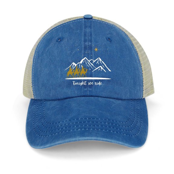 Tonight We Ride Dark Blue Baseball Cap for Men Women, Adjustable Snapback Hats Trucker Hat