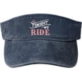 thumbnail image 1 of Tonight We Ride Sport Sun Visor Hats Cotton Empty Top Cap for Running Golf, 1 of 8