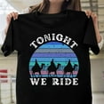 thumbnail image 1 of Tonight We Ride Three Wise Men Funny Retro Holiday Humor Graphic V11614 Unisex T-Shirt, Up to Size 5XL, 1 of 2