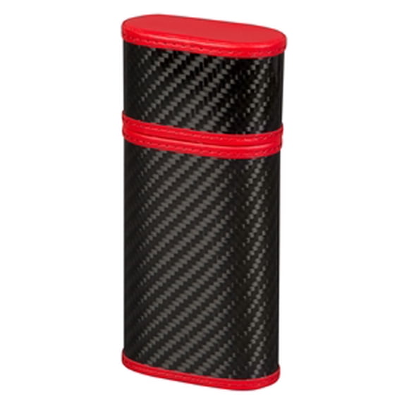Tonino Lamborghini TCP001001 Tonino Carbon Fiber & Red 3 Finger Cigar Case
