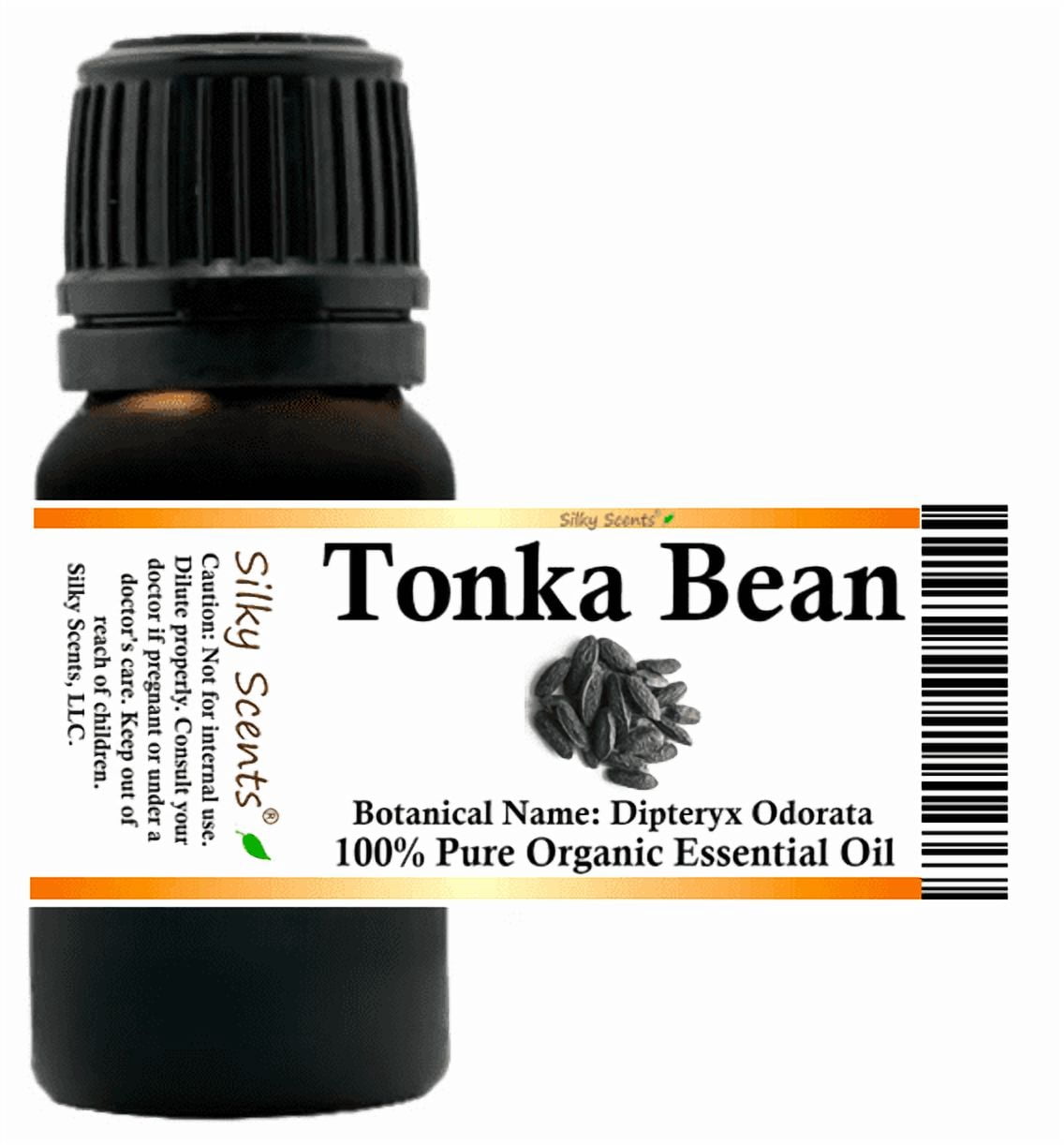 Tonka Bean Organic Essential Oil 5 ml (1/6 fl oz) - 100% Pure and Natural by Silky Scents