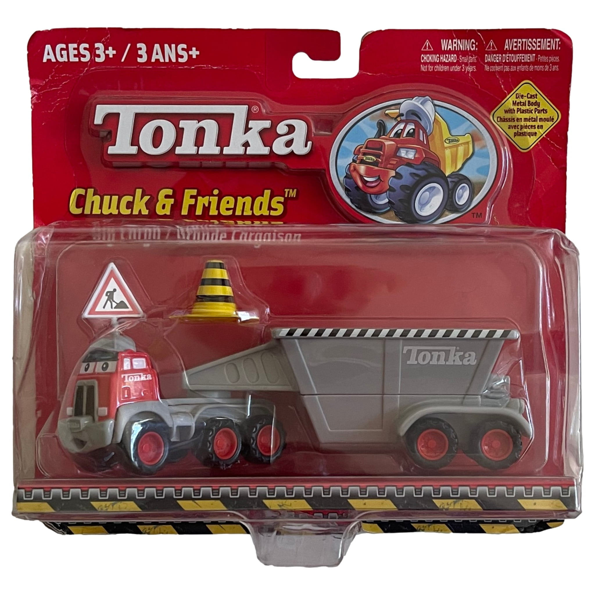 Tonka Chuck & Friends Big Cargo Semi Gravel Hauler DieCast Vehicle