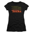 thumbnail image 1 of Tonka Fuzzed Repeat S/S Junior Women's T-Shirt Sheer Black, 1 of 1