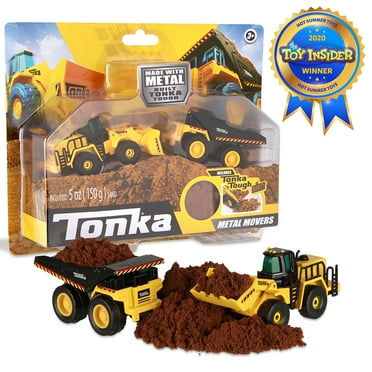 Tonka - Metal Movers Combo Pack - Mighty Dump Truck 2 and Front Loader