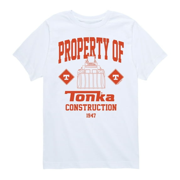 Tonka - Property Of Tonka Construction - Toddler Boy's Short Sleeve T-Shirt