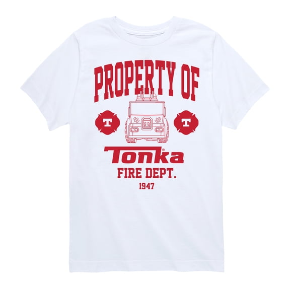Tonka - Property Of Tonka Fire - Toddler Boy's Short Sleeve T-Shirt