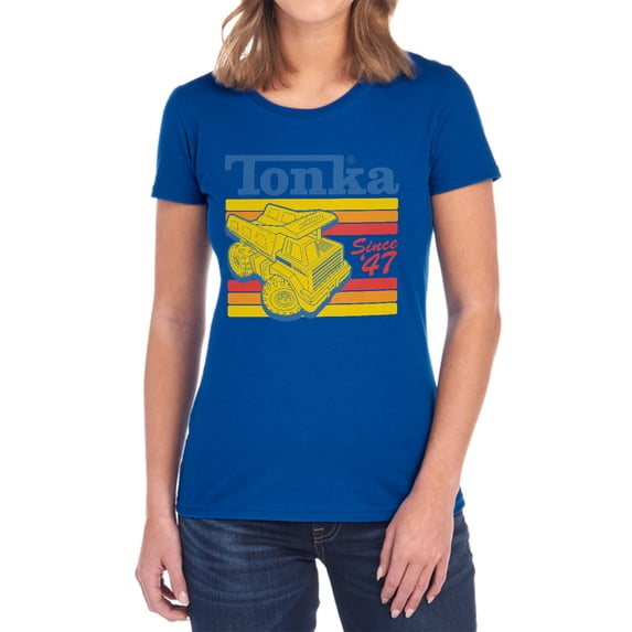 Tonka Since 47 Women's T Shirt, Royal, Medium