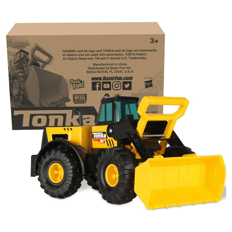 Tonka backhoe store loader toy