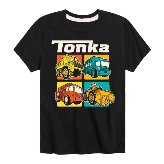Tonka - Truck Grid - Youth Boys Short Sleeve Graphic T-Shirt