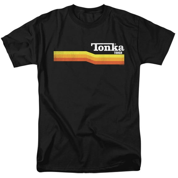 Tonka Truck "Tonka Tough Stripe" Mens Unisex T-Shirt, Available Sm to 5x
