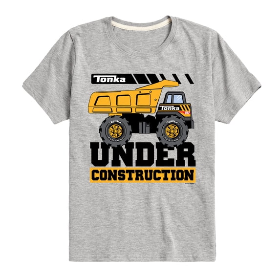 Tonka - Under Construction - Youth Boys Short Sleeve Graphic T-Shirt