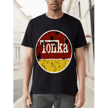 Tonka retro logo T-shirt distressed print tee