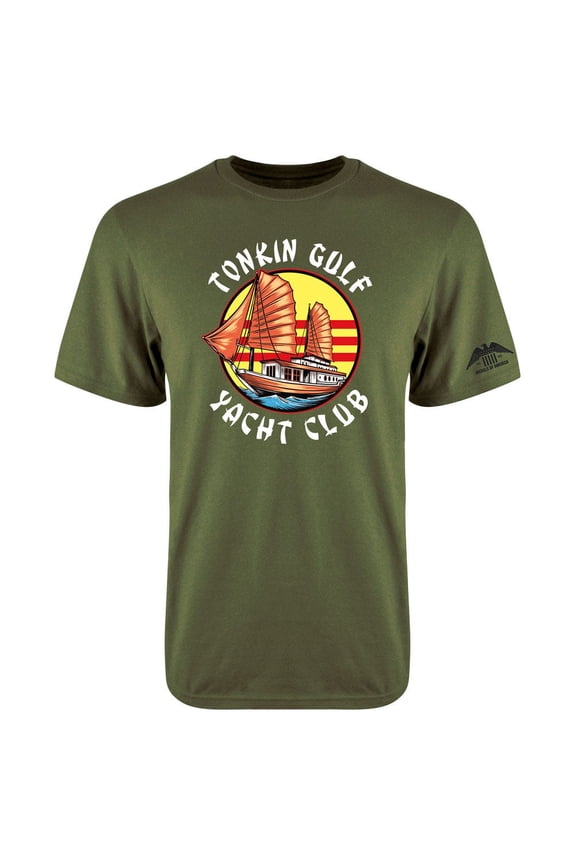 Tonkin Gulf Yacht Club OD Green T-Shirt 3XL