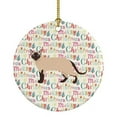 thumbnail image 1 of Tonkinese Cat Christmas Ceramic Ornament, 1 of 3
