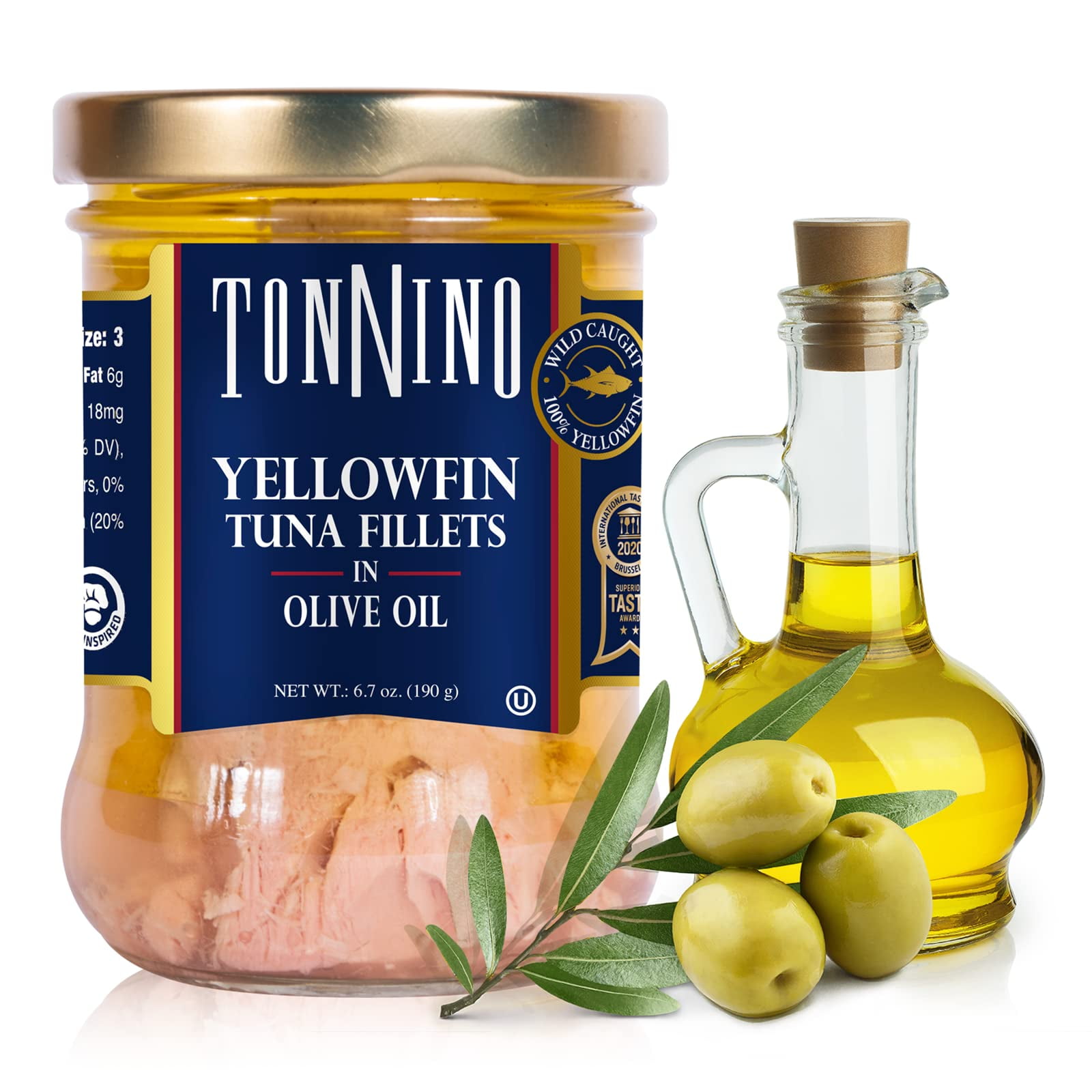 Tonnino Tuna Filet,Olive Oil 6.7 Oz (Pack Of 6)