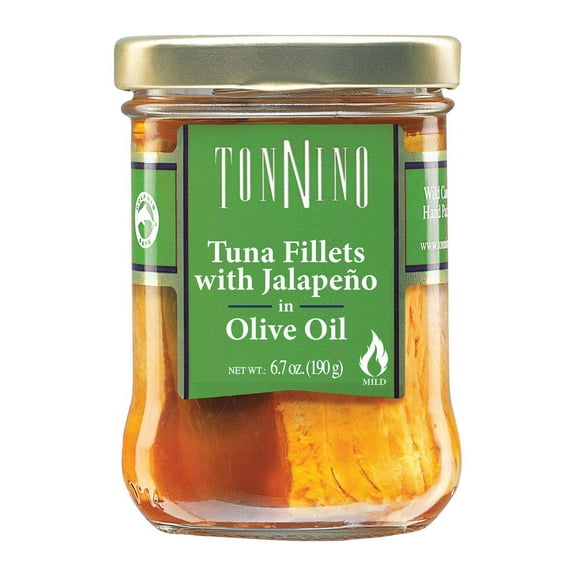 Tonnino Tuna Fillets - Jalapeno Olive Oil - Case of 6-6.7 Oz.6