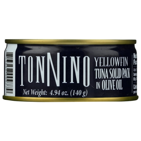 Tonnino Yellowfin Tuna Solid Pack in Olive Oil, 4.9 oz
