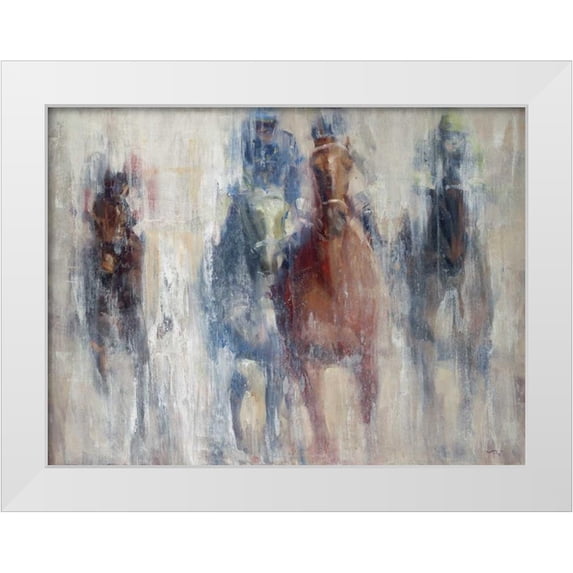 Tonov, Valtcho 32x25 White Modern Wood Framed Museum Art Print Titled - Derby 2015