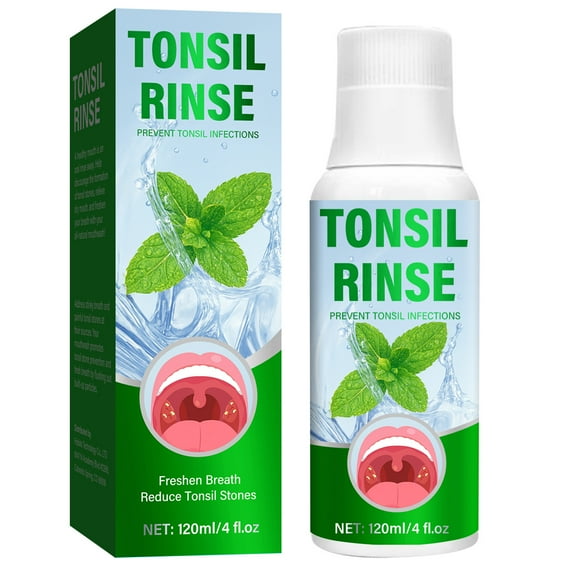 Tonsil Stone Mouthwash, Tonsil Stone Remover, Fight Bad Breath & Relieve Dry Mouth, 100ML
