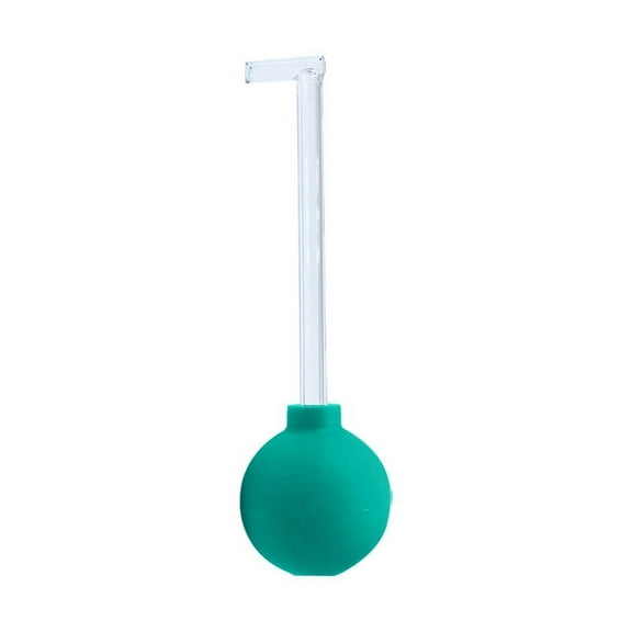 Tonsil Stone Removal Tool, Tonsillectomy Cleaner, Right Angle PVC Glass Long Tube Design, Comfortable Grip Manual Suction Ball, Easy To Clean and Travel-Friendly