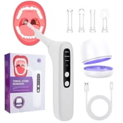 Tonsil Stone Remover, 3 Modes Adjustable Tonsil Stone Vacuum with LED Light Tonsil Stone Water Flosser for Men Women