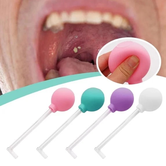 Tonsil Stone Remover Tool, Tonsil Stone Remover Manual Style Cleaner Removal Mouth Cleaning Oral Care (Random Color 1PCS)