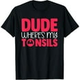 thumbnail image 1 of Tonsils Removal Kids Tonisllectomy Recovery Surgery Tonsils T-Shirt100% cotton, 1 of 5