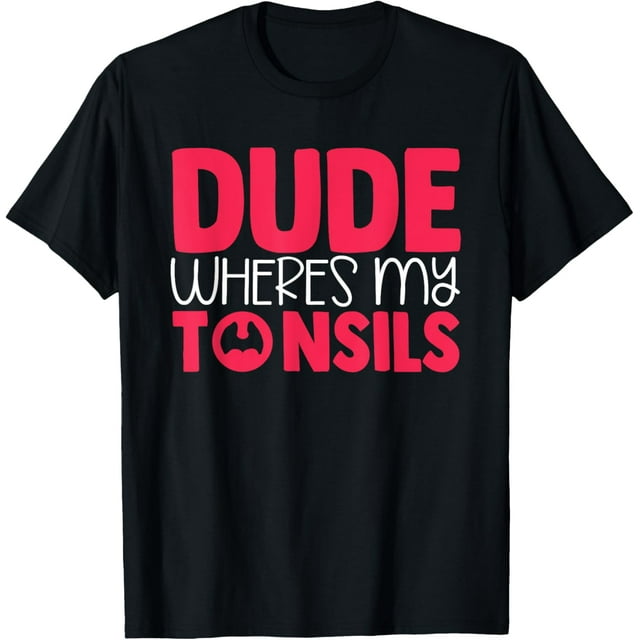 Tonsils Removal Kids Tonisllectomy Recovery Surgery Tonsils T-Shirt100% cotton