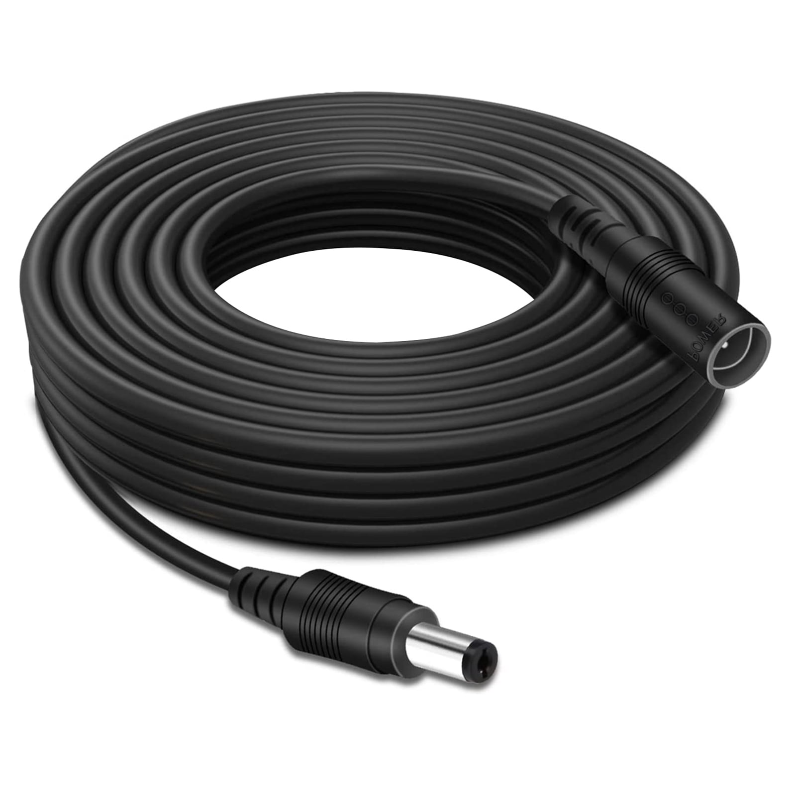 Tonton 10FT 3M DC Power Extension Cable 5.5 mm x 2.1 mm 5521 Male to Female 12V DC Adapter Cord