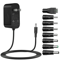 Tonton Universal AC DC 12V Volt 3A 3000mA 36W Power Supply Cord Adapter Charger with 8 Tips