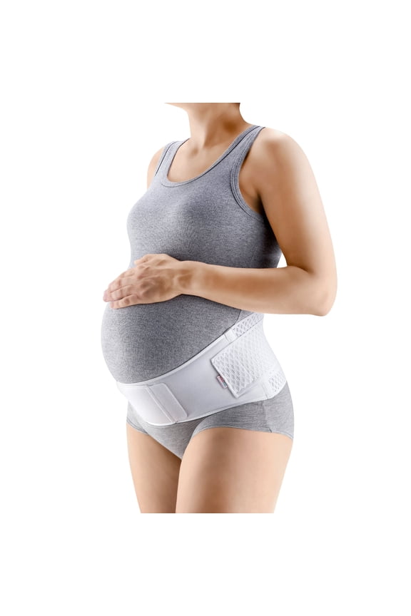 Air Mesh Maternity Support Belt, White, S