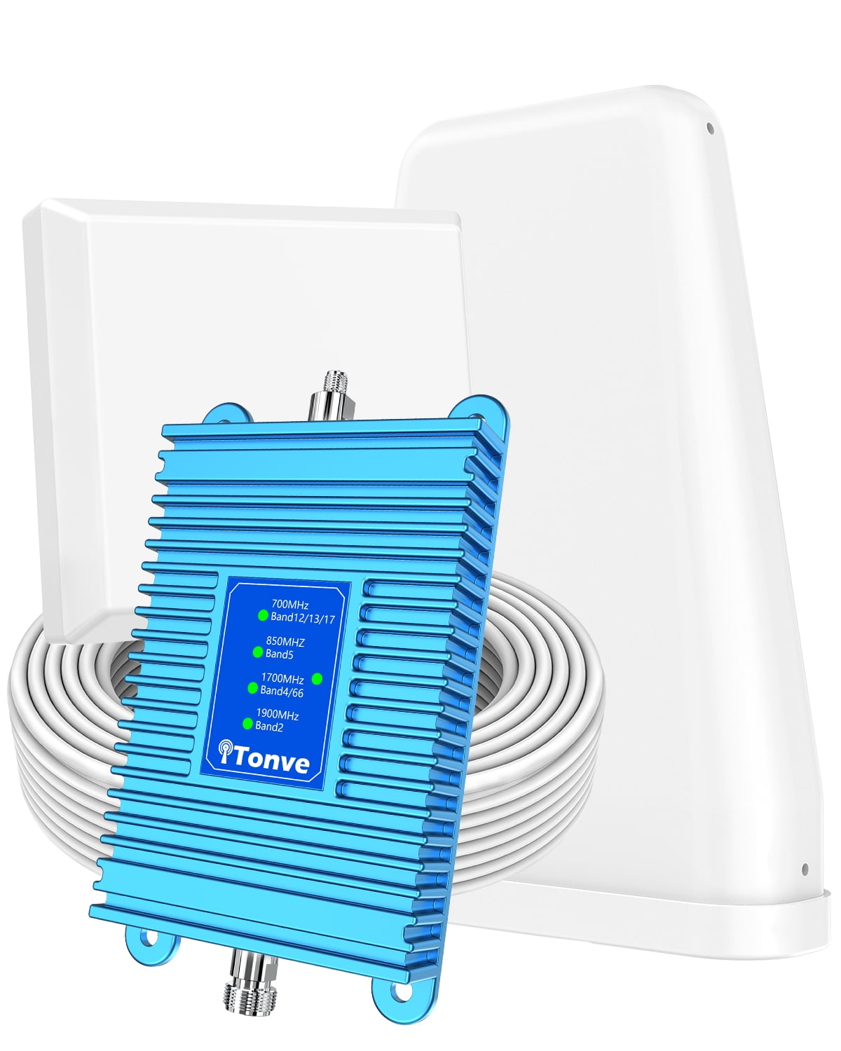 Tonve Mobile Signal Booster 4G/5G Powerful Boosting Say Goodbye to No Signal and Lag FCC Certified